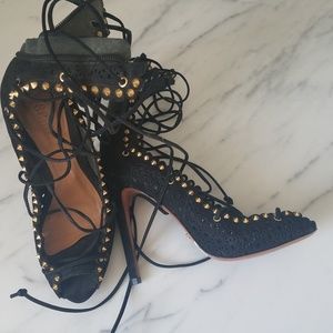 Schutz lace up sandals, size 6